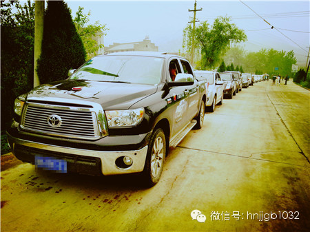 長長的車隊，每次活動都是這么給力！