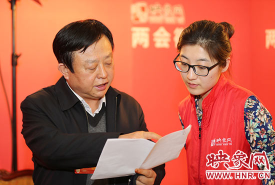 全國人大代表喬彬接受映象網(wǎng)采訪。