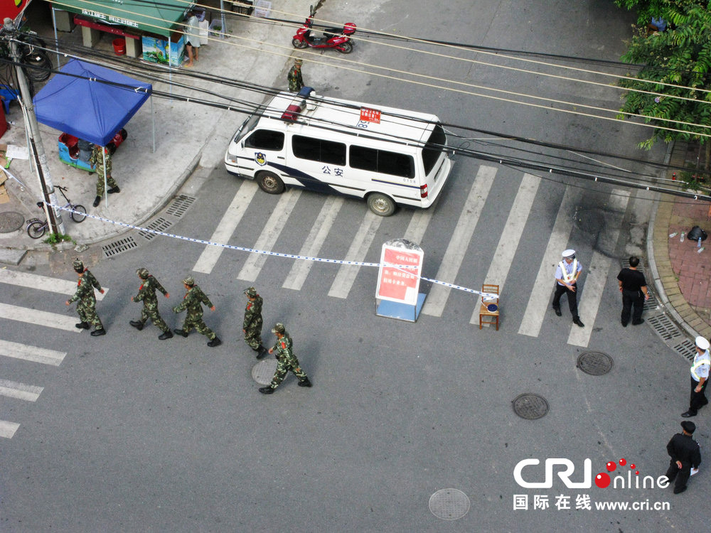 2013年07月10日，廣西壯族自治區(qū)北海市，武警巡邏。圖片來源：飛影/CFP