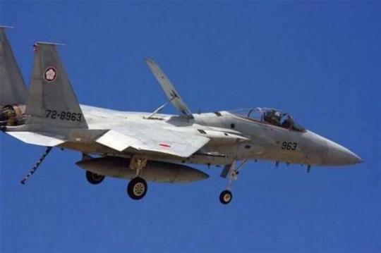 資料圖：日本自衛(wèi)隊(duì)F-15戰(zhàn)斗機(jī)。