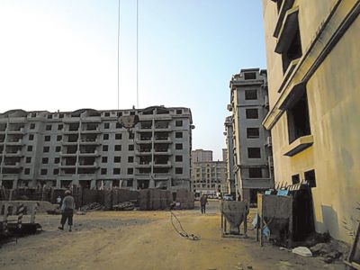 　適園雅居小區(qū)，已建起13棟住宅樓。
