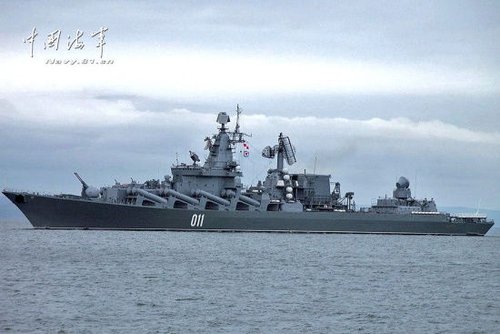 瓦良格號巡洋艦。