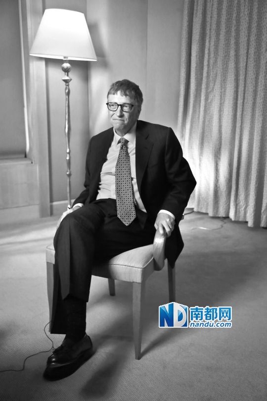 比爾·蓋茨接受美國《滾石》雜志專訪。