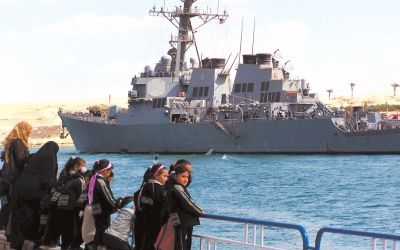 美國(guó)海軍“馬漢”號(hào)驅(qū)逐艦（資料圖片）。圖/CFP
