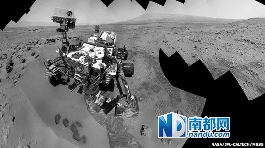 “好奇”號(hào)探測(cè)器在火星上發(fā)現(xiàn)水。