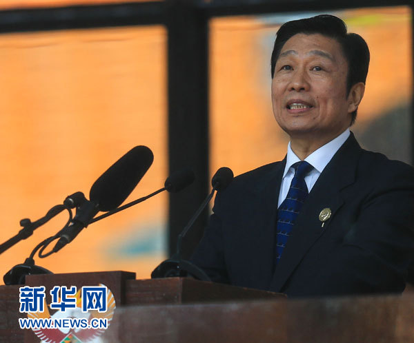 12月10日，國家副主席李源潮在南非約翰內斯堡出席南非政府為前總統(tǒng)曼德拉舉行大型官方追悼活動并致辭。
