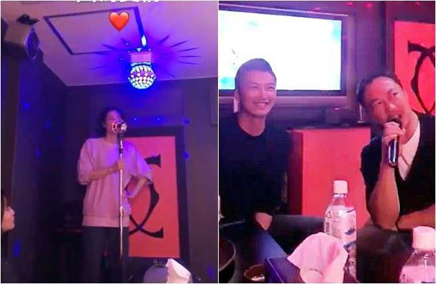 謝霆鋒王菲為陳奕迅老婆慶生。