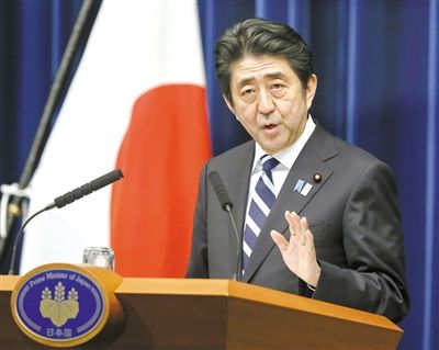  日本首相安倍晉三。
