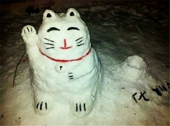 創(chuàng)意十足！日系列卡通雪人走紅