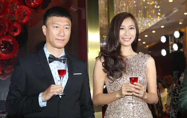 圖為孫紅雷、王駿迪夫婦。