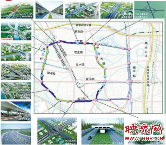三環(huán)快速化工程方案圖。