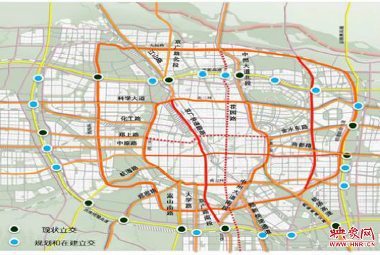 兩環(huán)十七放射景觀廊道建設(shè)。