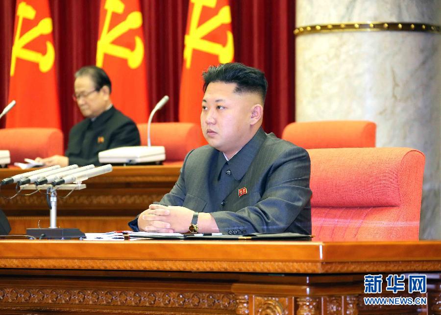 12月8日，在朝鮮平壤，朝鮮勞動(dòng)黨第一書記金正恩出席并指導(dǎo)朝鮮勞動(dòng)黨中央政治局?jǐn)U大會(huì)議。