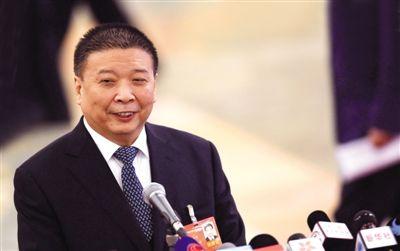 國(guó)土資源部部長(zhǎng)姜大明。新華社記者