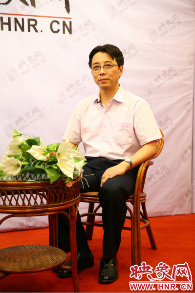 南京大學河南招生組負責人武港山教授。
