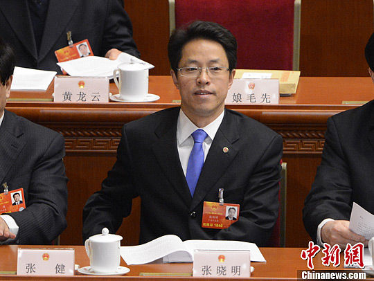 資料圖：香港中聯(lián)辦主任張曉明。中新社發(fā) 廖攀 攝