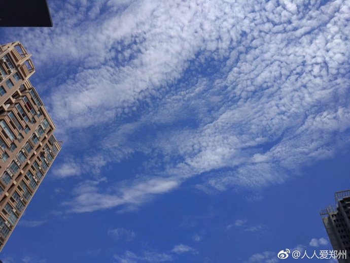 又被鄭州的藍(lán)天刷屏！隨便一拍就是手機(jī)壁紙