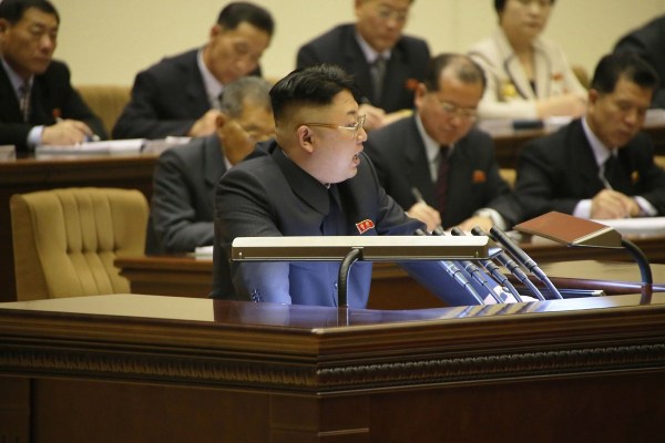 金正恩出席朝鮮勞動黨第8次思想工作者大會。