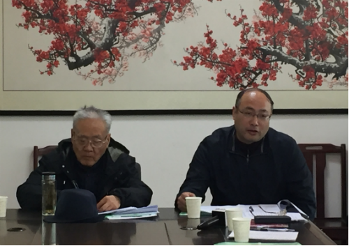 （左：原周口地區(qū)常委秘書長梁祖靈 ；右：鄲城縣委常委組織部長侯磊 ）