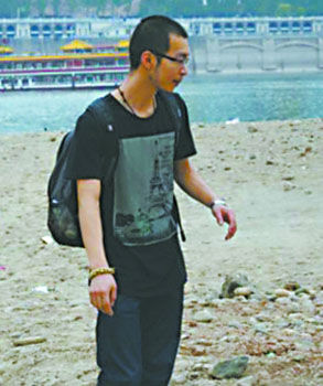 喜歡考古的小楊。受訪者供圖