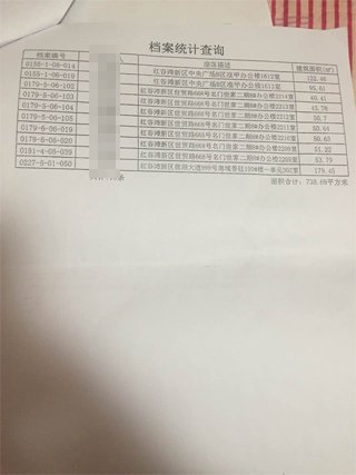 南昌中級(jí)人民法院一法官證實(shí)，他從南昌市房管局調(diào)出徐林保及其家人名下的部分房產(chǎn)信息表。