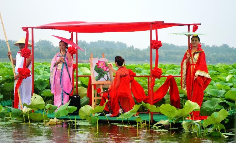 第八屆中國(guó)·淮陽龍湖賞荷旅游月開幕 為期兩個(gè)月