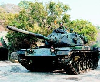 圖為M60A3同型戰(zhàn)車。圖片來源：臺灣媒體