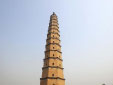 汾陽(yáng)最高古磚塔已向東傾斜1.7米