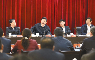 3月18日，習(xí)近平聽取蘭考縣教育實(shí)踐活動情況匯報，并發(fā)表重要講話。